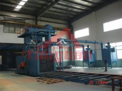通過式拋丸機-產(chǎn)品介紹： 騰博拋丸機械廠生產(chǎn)的通過式拋丸機是鋼結(jié)構(gòu)焊件與H型鋼板及其它類型鋼材的多功能拋丸清理機，通···